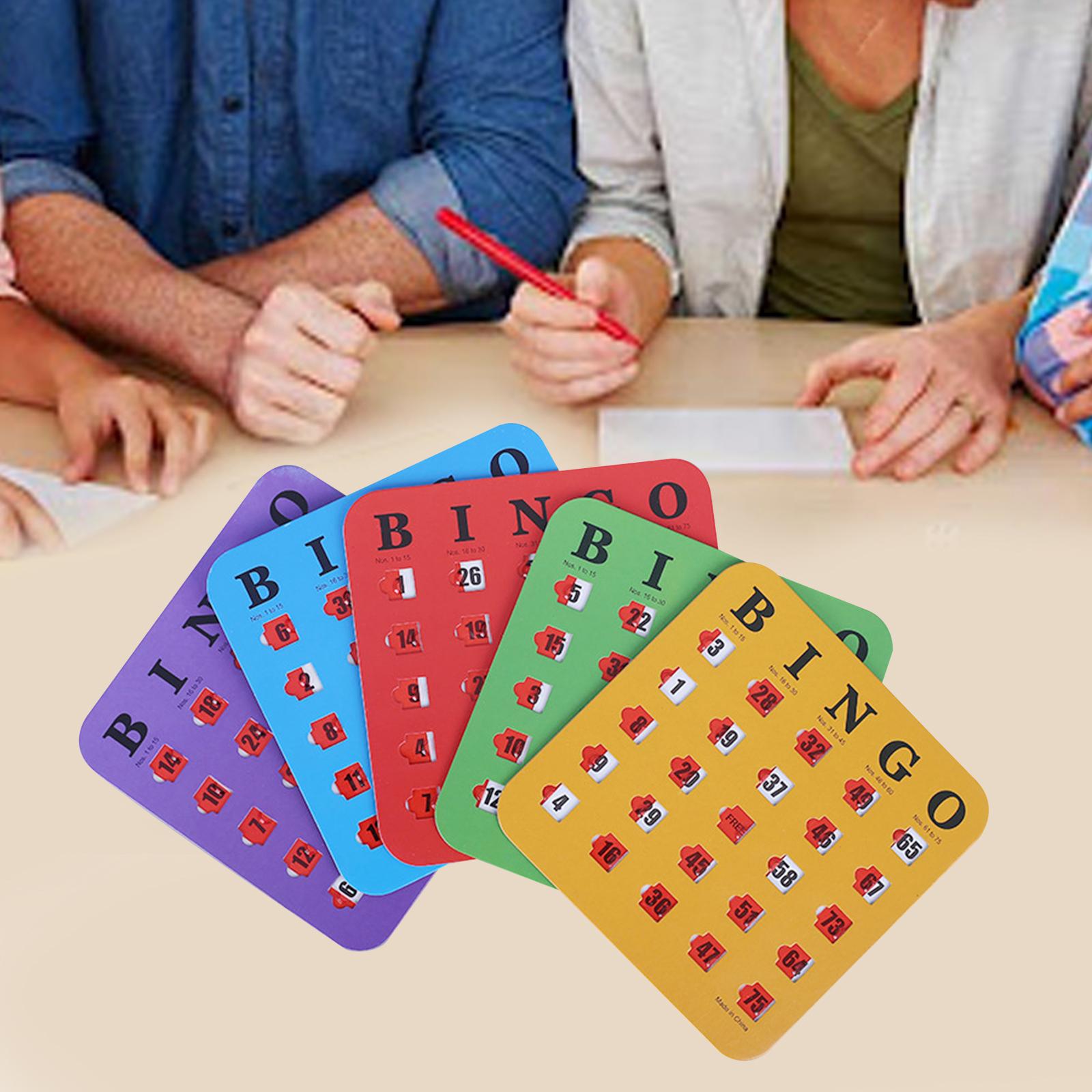 Party Games For Large Groups - 5-компонентные игровые карты в бинго, картон