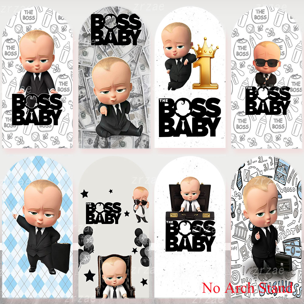 Party Games Baby Shower - Фон-баннер «Малыш Босс» для детского дня