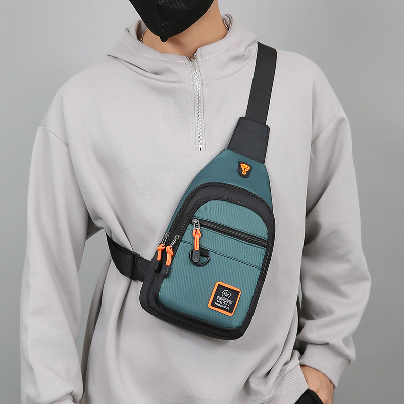 Sack Race Bag - Повседневная мужская нагрудная сумка, нейлоновая маленькая