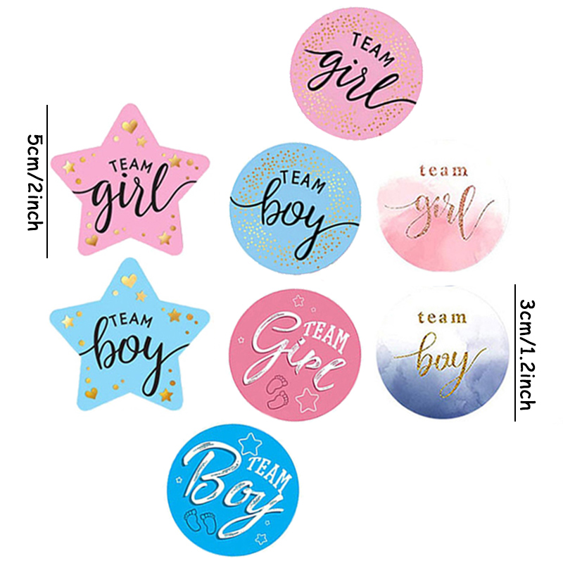 60 шт., наклейки с открытием п – обзор и цена Party Games Baby Shower